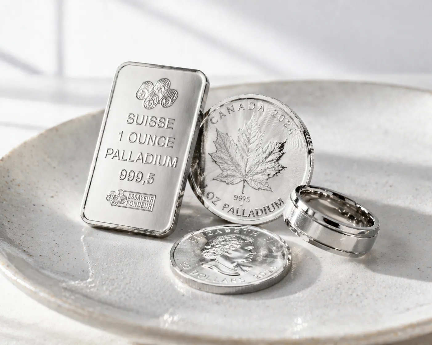 Palladium Ankauf – Barren, Münzen und Schmuck